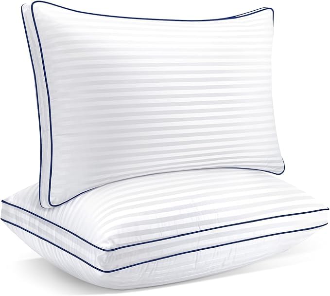 Pillow for Sleeping- Pack of 2 Bed Hotel Standard Pillow Luxury Down Alternative Filled Hotel Pillow (Standard 50x70 cm)