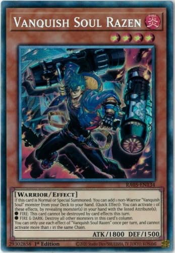 �p��� English �k�Ĕ� American 1st Edition RA05-EN134 VS ���[�� Vanquish Soul Razen �v���Y�}�e�B�b�N�R���N�^�[�Y���A
