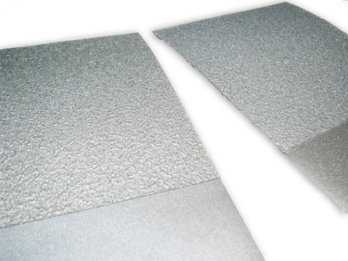 Colored Shoe Sole Kit - Slip Resistant Shoe Bottom Cover for Women's Heels (Silver)