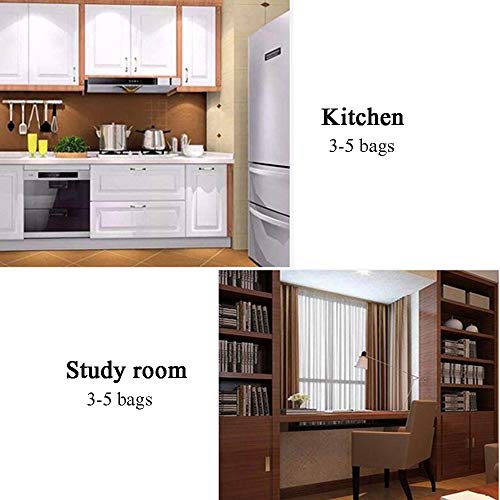 Creativee - Confezione da 8 sacchetti deumidificanti da appendere, per armadio, antiumidità, antimuffa, antiodore, per cucina e bagno - Image 8