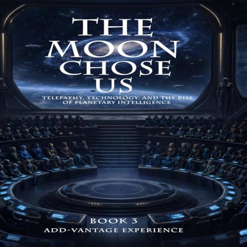 Diseño de la portada del título The Moon Chose Us
