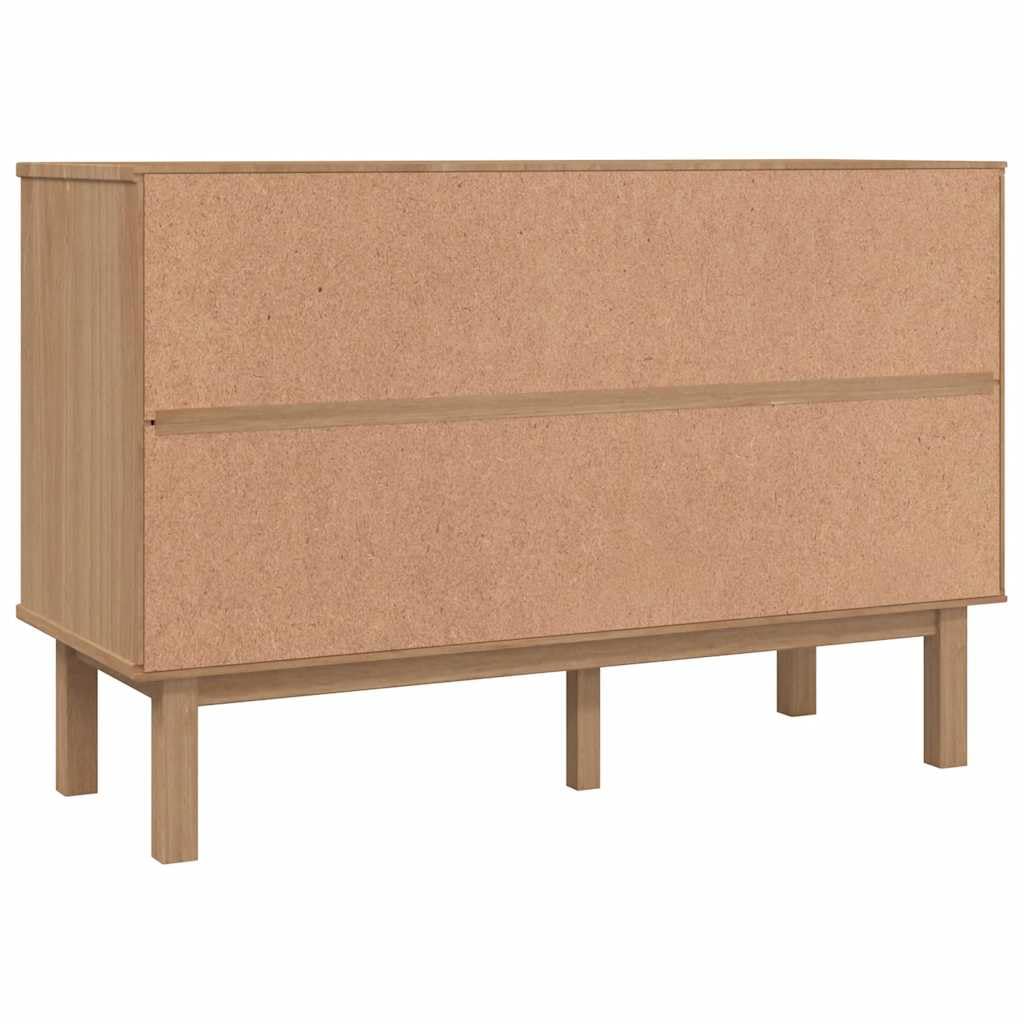 vidaXL Cómoda Cajonera Almacenamiento Organizador Mueble Dormitorio Cocina Entrada Aparador Armario Decoración de Madera Maciza de Pino