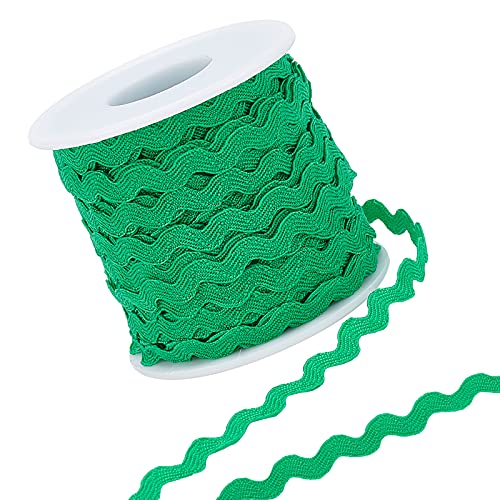 Catálogo para Comprar On-line Cintas en zigzag más recomendados. 46 GORGECRAFT 1 rollo de cinta de 25 m para coser flores de 5 mm para hacer bodas, fiestas, cintas de encaje (verde)