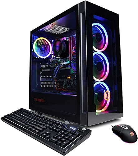Newest CYBERPOWER Gamer Xtreme VR Gaming PC, Intel Core i5-11600KF(Beat R5-3600), NVDIA Geforce RTX 3060 12GB GDDR6 (32GB RAM | 1TB SSD + 1TB HDD)