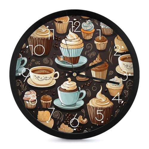 Horloge numerique geante decorative theme cafe douceurs et bonbons - 2