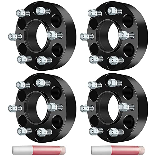 SCITOO 4X 6 lug Wheel Spacers Adapters 1.5" 6x5 to 6x5 12x1.5 78.1mm Compatible with 2003-2006 for SSR Wheel Spacers 2002-2009 for Trailblazer Wheel Spacers 2002-2009 for Envoy Wheel Spacers