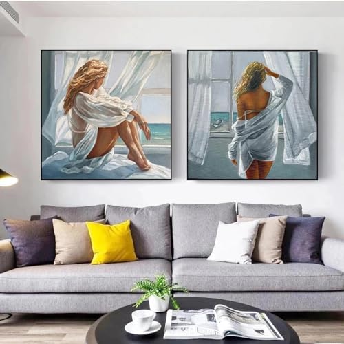 Peintures sur toile de style art abstrait moderne et élégant pour grand salon contemporain