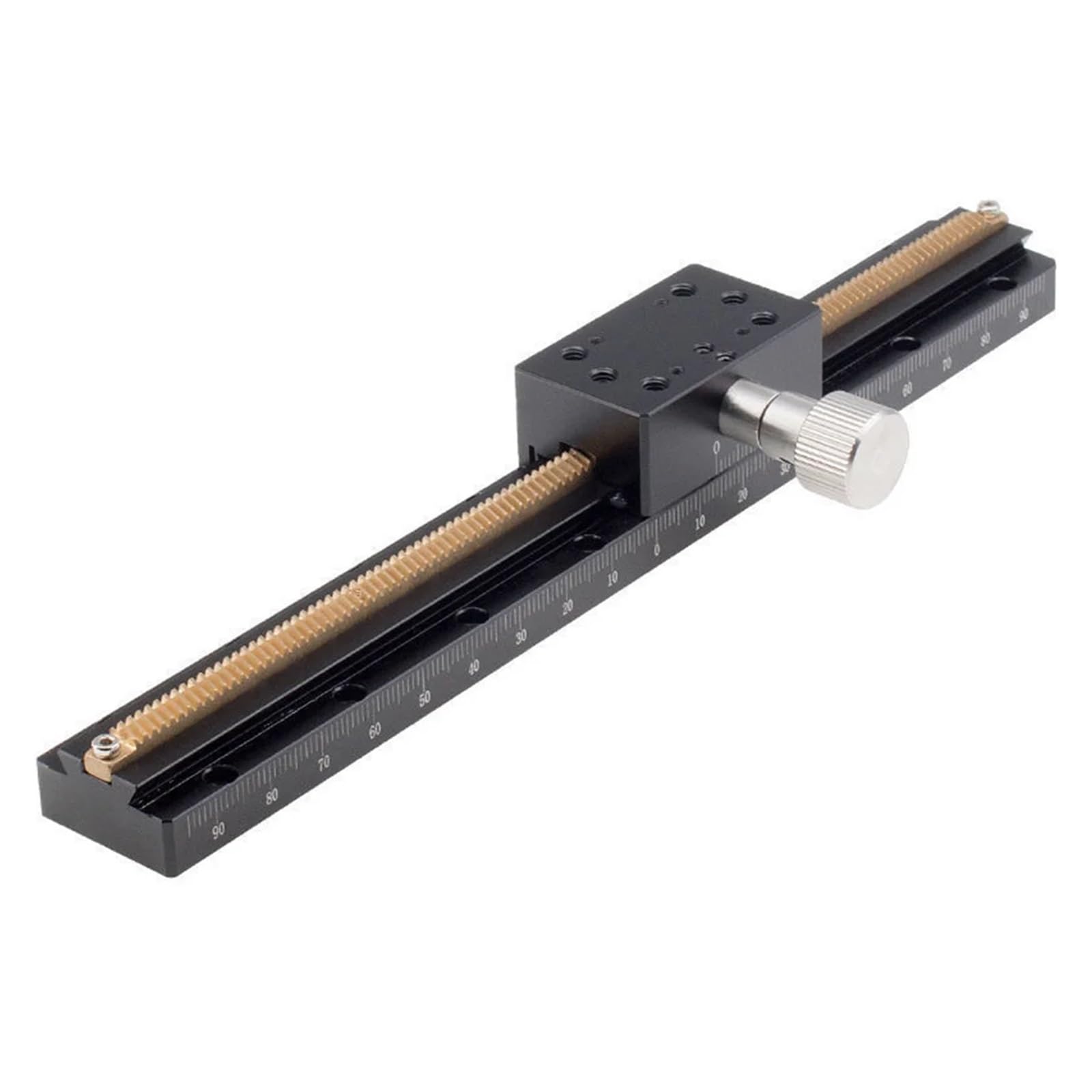 Tavola di posizionamento rotante motorizzata Asse X LWX25 L=50-200mm Tavolo scorrevole per rifinitura di scanalature a coda di rondine a lungo raggio Piattaforma di spostamento manuale (150mm)