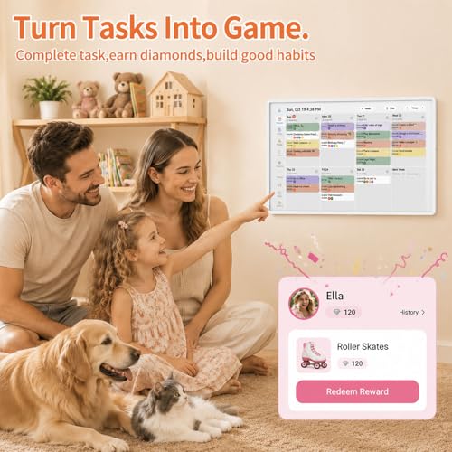 Digital Calendar Wall Planner 10.1in Touch Screen  - image 5