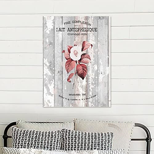 Panneau de ferme shabby chic pour masquer un mur vide