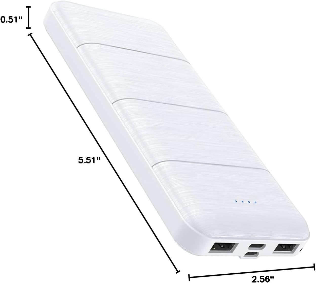 Dimensions of the LOVELEDI P11 Power Bank
