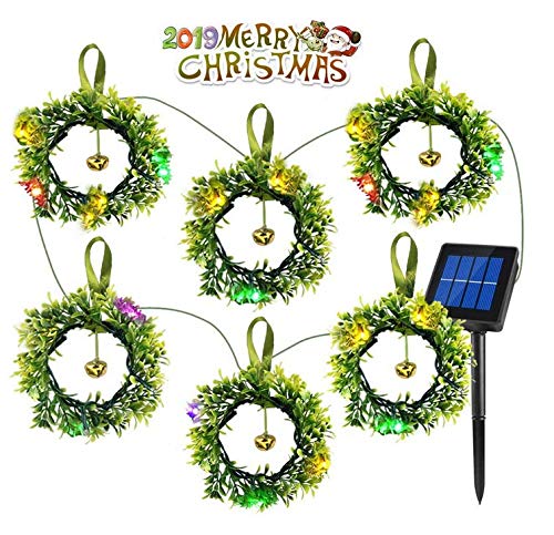 Idefair LED String Lights, Fiori Fairy Lights Decorazioni per esterni per matrimoni all'aperto, 3 ghirlande, 4,26 piedi (2 pezzi, alimentato a batteria-non incluso)