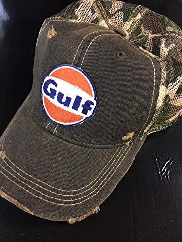Image of Gulf Distressed Vintage Adjustable Snapback Hat