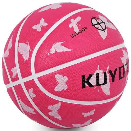 Ballon de basket rose enfant antidérapant pour éviter les glissements des mains