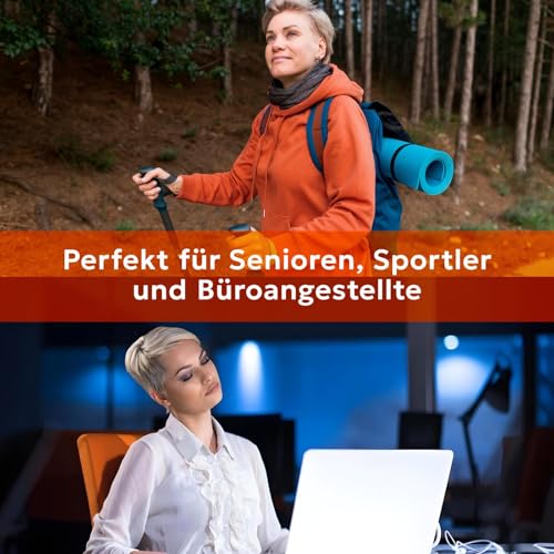 AthroForte +4em Creme gegen Arthrose – Kühlender Effekt für Muskeln und Gelenke – Mit Natürlichen Extrakten aus Menthol und Eukalyptus – Für Hände, Füße, Schultern und Knie – 100 ml