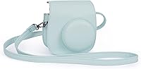 Vista 1 de Instant Mini 12 Funda Protectora para Cámara para Fujifilm Instax Mini 12/11, Funda de Bolsa de Cámara de Cuero PU Premium con Bolsillo y Correa