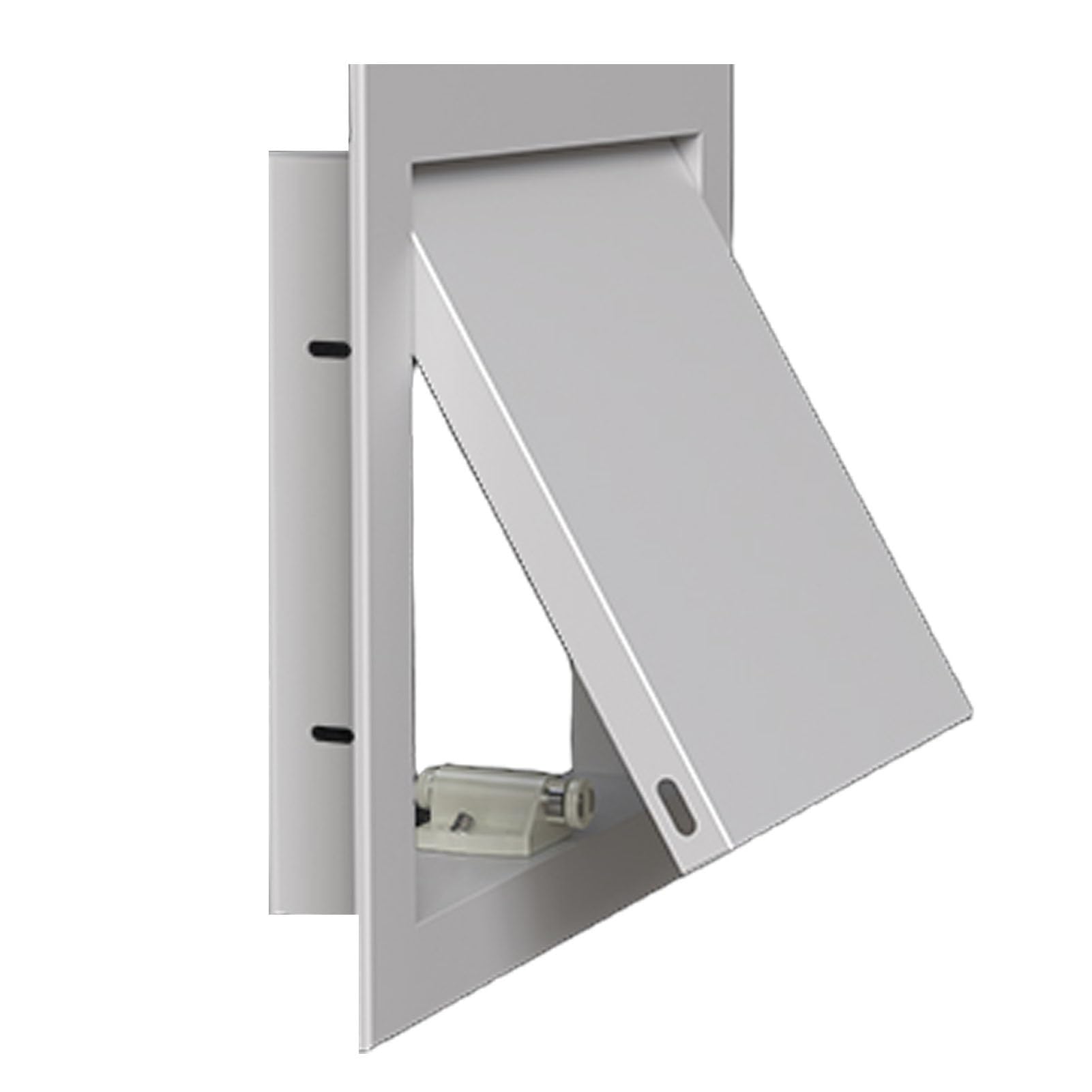 Genérico Panel de Acceso de aleación de Aluminio con Sistema de Apertura por presión, Puerta de Acceso al ático para Paredes y techos, Tapa para Orificios de plomería en la Pared para Insta