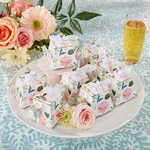 Kate Aspen 28298FL Vintage Floral Tea Party Teapot Favor Boxes (Set Of 24) - Perfect For Weddings Favors, Bridal Showers Brunches thumb #2