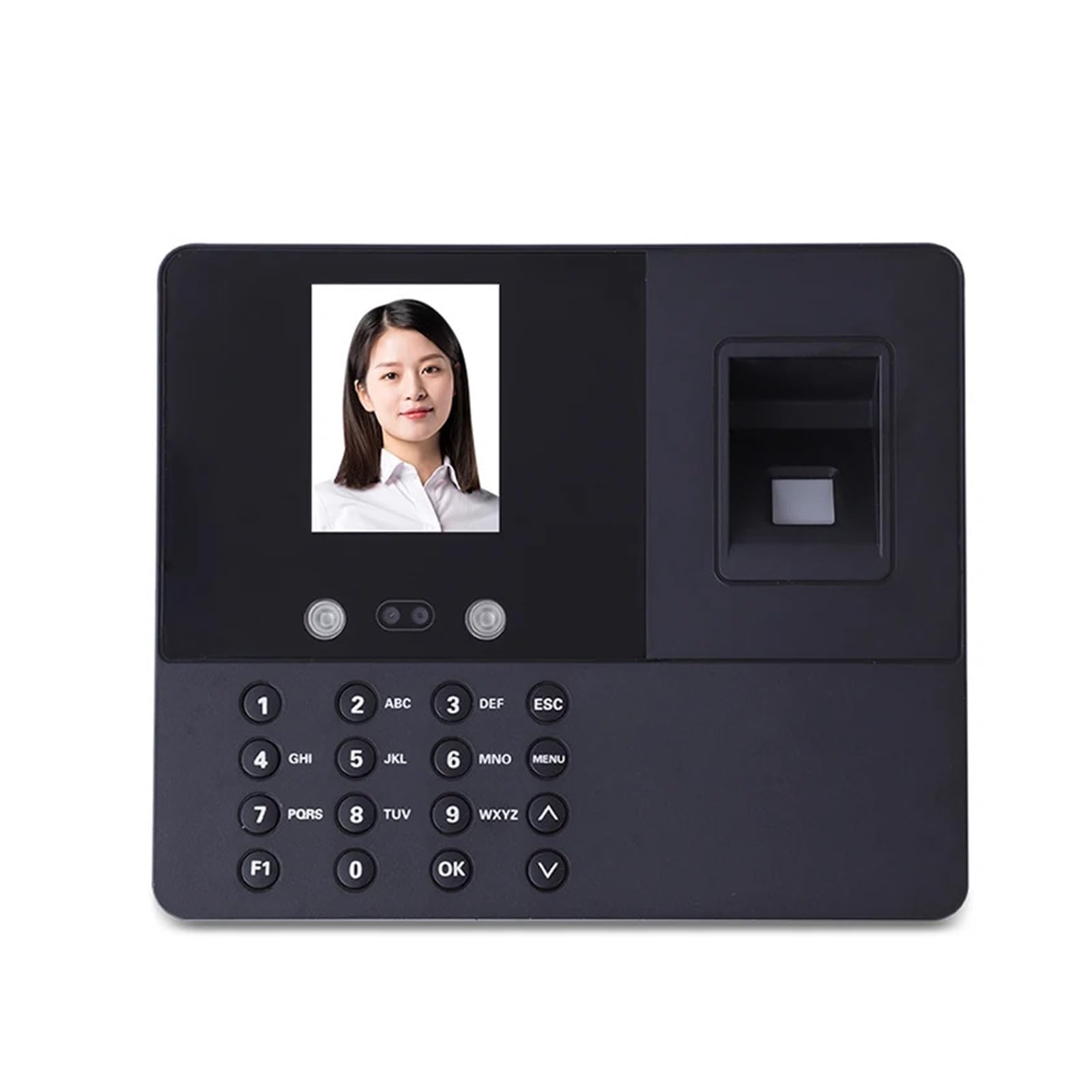 Riconoscimento facciale Impronta digitale biometrica di presenza tempo Macchina Dipendente Impronta digitale dell'ufficio Nessun software Connessione veloce