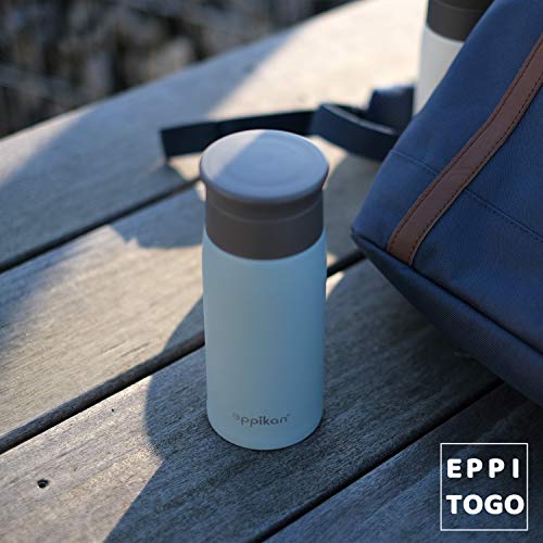 eppikan® EppiToGo Termo de Acero Inoxidable, taza aislada, Travel Mug, Coffee-to-go, Taza para Coche, 350 ml, 500 ml… - Imagen 5