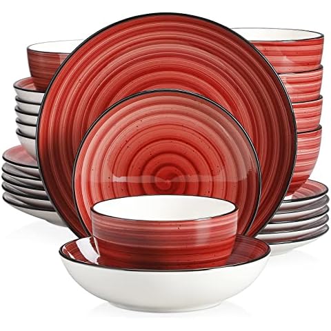 vancasso Bonbon Red Dinner Set Cover