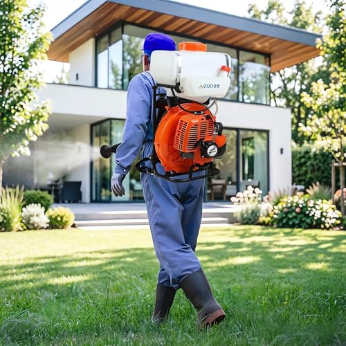 Backpack Fogger Sprayer, 43cc Gas Powered Fogger Sprayer with 20L Tank, 39 Feet...