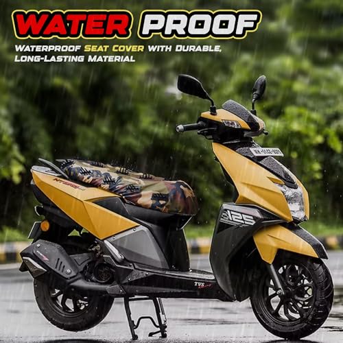Image of Scooty Dog Protection Seat Cover for Suzuki Avenis - Protect Seat from Animals Sleeping, Climbing & Scratching, Canvas Inside Cotton Layer with Triple Stitched Bottom Elastic
