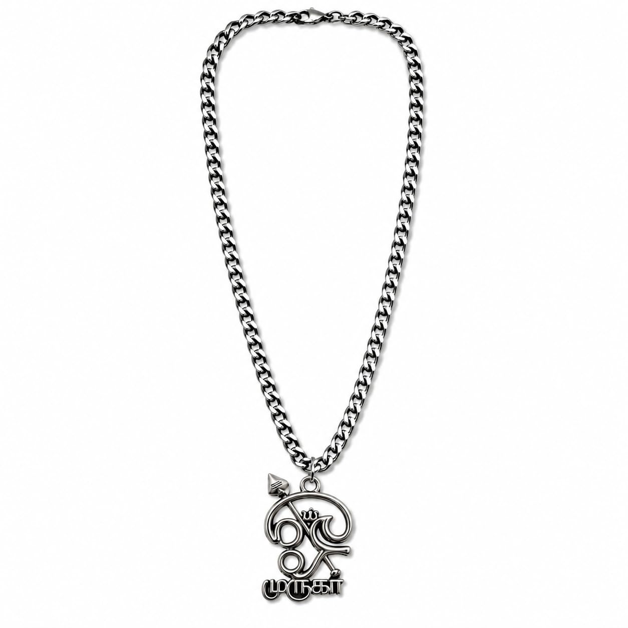 AGR Groups & Enterprises Om Dollar Pendant Chain for Men & Boys | Om Symbol Pendant Necklace | Spiritual Religious Fashion Jewellery | Daily Wear & Gift-image-19