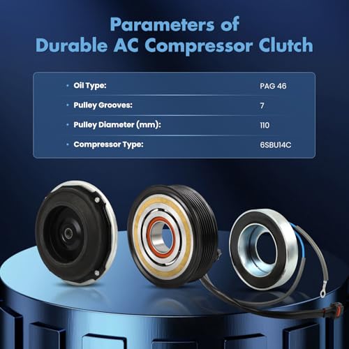 Image of ECCPP A /C Compressor Clutch 2018-2022 Fit for Honda Accord 1.5L AC Clutch