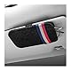 JNNJ Auto Sonnenbrillen Clip Aufbewahrungskoffer, Sonnenblende Brillenetui, Brillenhalter für Auto, Universal Autozubehör, für Autos, Lieferwagen, SUVs(Schwarz)