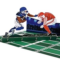 GREETING ART Football Cards,Birthday Card Pop Up, Birthday Card for Men, Fathers Day Card, Anniversary Card, Thank You Card, Sport Cards for Boys,Son,Men,Dad,Grandpa,Husband, Men
