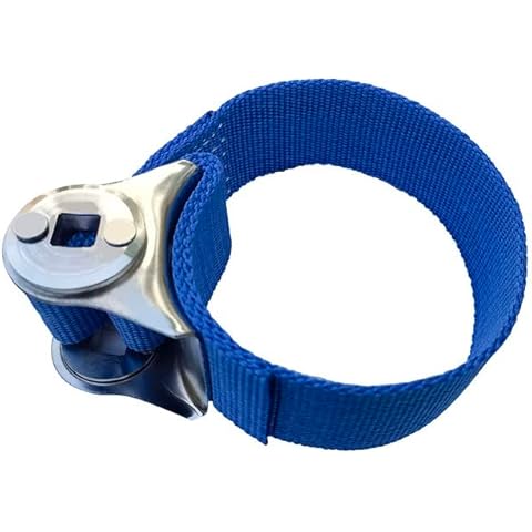 Shonee Strap Wrench for Oil Filter, Adjustable Oil Filter Wrench for up to 150mm Oil Filter, Removal Tool for Engine Filters, Conduit and Fittings Cover