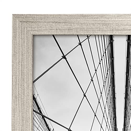 Americanflat 20x30 Poster Frame with Polished Plexiglass - Wide Picture Frames Made of Engineered Wood for Vertical or Horizontal Wall Display - Epic Collection - Driftwood