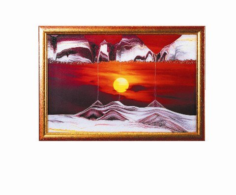 Rainbow Vision Sand Picture - Golden Sun (Small)