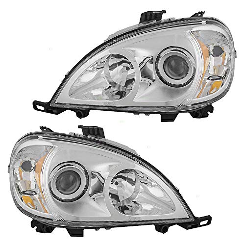 RVLightings Gulf Stream Carribbean 2009-2010 RV Motorhome Pair (Left & Right) Replacement Headlights
