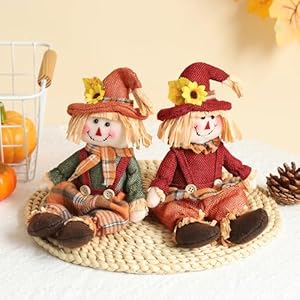 Fallscarecrowplushfigurines2pcshandmadesittingscarecrowsdollsforharvestindoortabletopdecorautumnshelfsitters Urban Country Home Decor Fall scarecrow plush figurines 2pcs handmade sitting scarecrows dolls for harvest indoor tabletop decor autumn shelf sitters urban country home decor