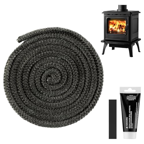 Navaris Bande d'étanchéité pour poêle - Cordon d'étanchéité pour cheminée - Joint...