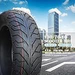 13070-10-Scooter-Tubeless-Tire-10-Rim-1307010-Street-Tires-59P-6PR-280KPA-535LBS-MAXIMUM-LOAD-130-70-10