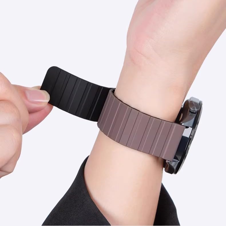 22mm Bracelet de montre pour Huawei montre bracelet montre 4Pro GT3/GT4 magnétique Silicone pour Samsung bracelet universel