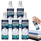 Instant Wrinkle Releaser Spray, 5 Stück, glättet Falten in Sekunden, bügelfreier Faltenentferner für Kleidung, Reisegröße, Stoffpflege für Geschäftskleidung und Freizeitkleidung, reisebereit, statisch
