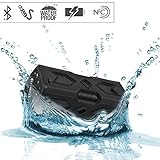 Batería incorporada 3600mAh; Duración de reproducción de larga duración de 10 horas: el altavoz Bluetooth recargable solo necesita de 3 a 4 horas para cargarse completamente y durar hasta 10 horas.