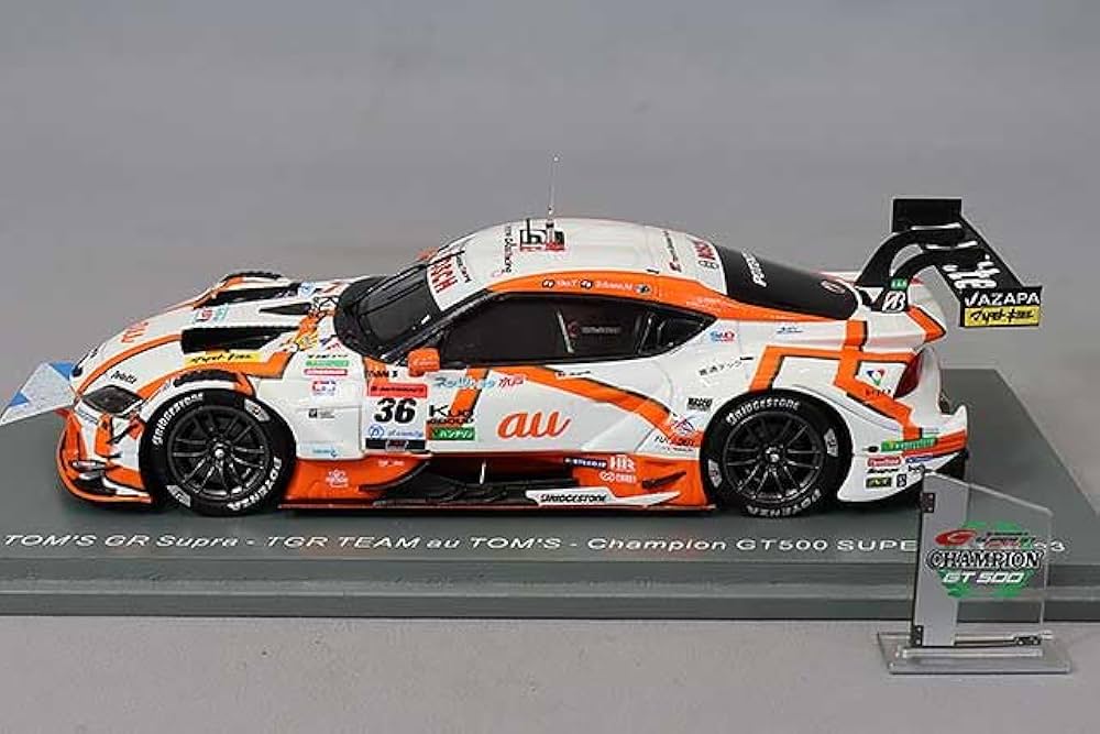 【Spark 1/43】TOM'S 特注 au TOM’S GR Supra Spark SGT159 1/43 au TOM'S GR Supra No.36 TGR TEAM au TOM'S
