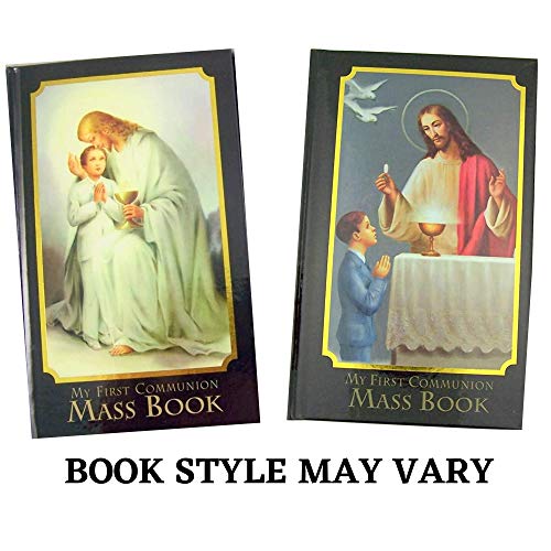 Alternative view of Religious Gifts Boy First Communion Gift Set with Missal, Rosary, Lapel Pin and More