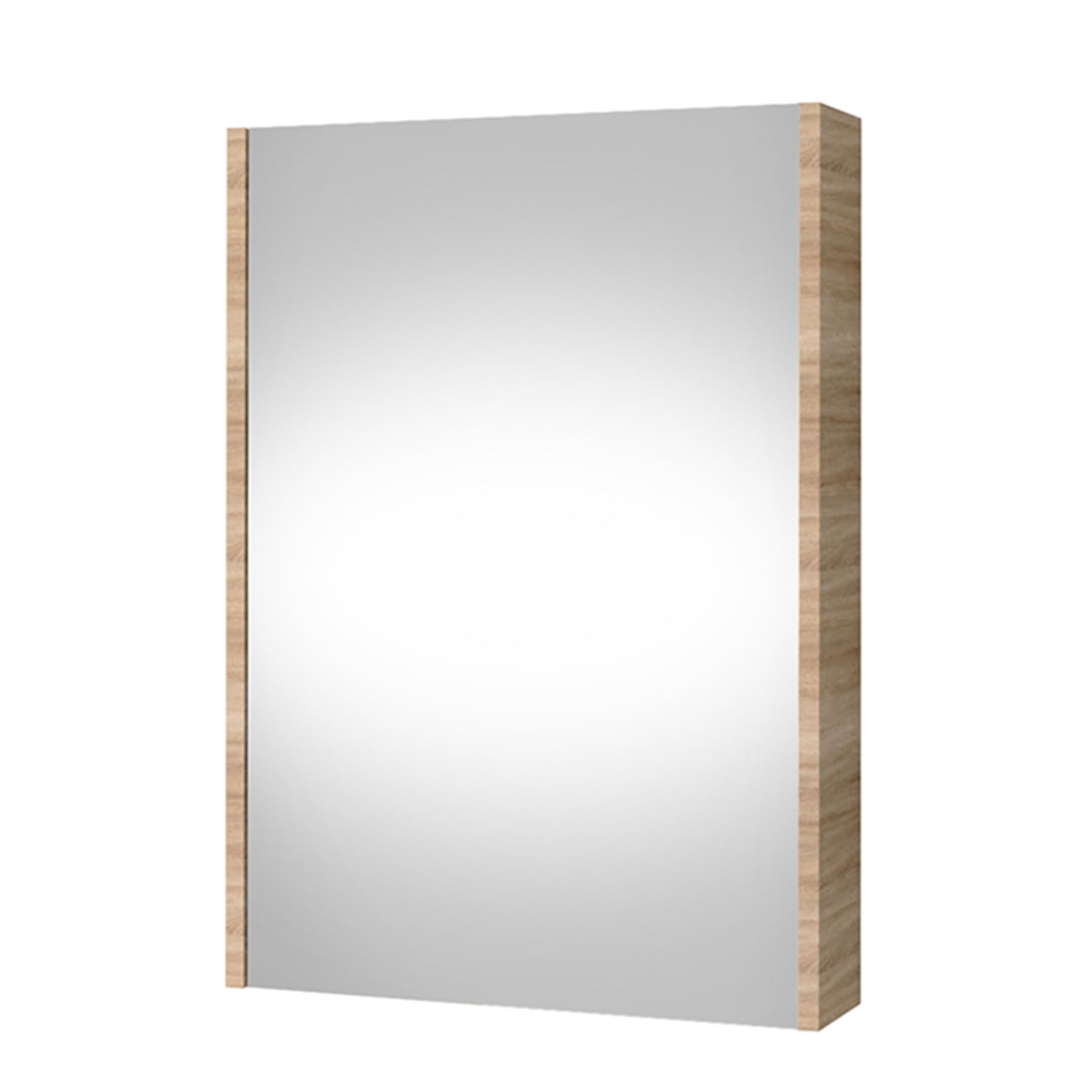 Planetmöbel Armario de baño con Espejo (50 cm, Roble Sonoma)