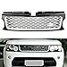 Rejillas Frontales de Radiador Parrilla de Calandra Delantera de Malla de Estilo para Range Rover Sport 2010 2011 2012 2013, Cubierta de Malla de Parachoque Accesorios de Coche