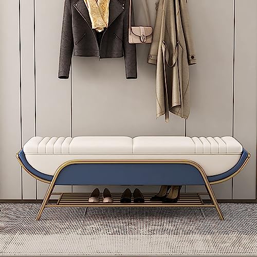 Banc à chaussures avec étagère pour libérer l'espace dans l'entrée