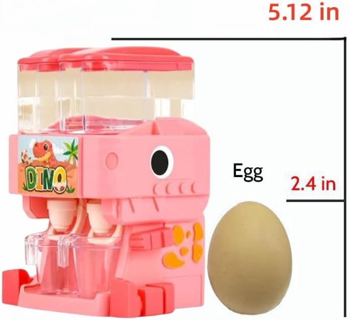 Miniatura 2 de RMISODO Mini dispensador de agua para niños, adorable máquina de agua de dinosaurio, doble salida de agua, fuentes de agua potable, juguetes para