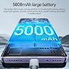 Unlocked Phones, K55 Ultra Smartphone, 5G Android 14 Cell Phone, 12GB+512GB Unlocked Phone with 5000mAh Battery, 6.8 HD+ Screen, 48MP+108MP Camera, Face ID/Dual SIM/WiFi/Bluetooth