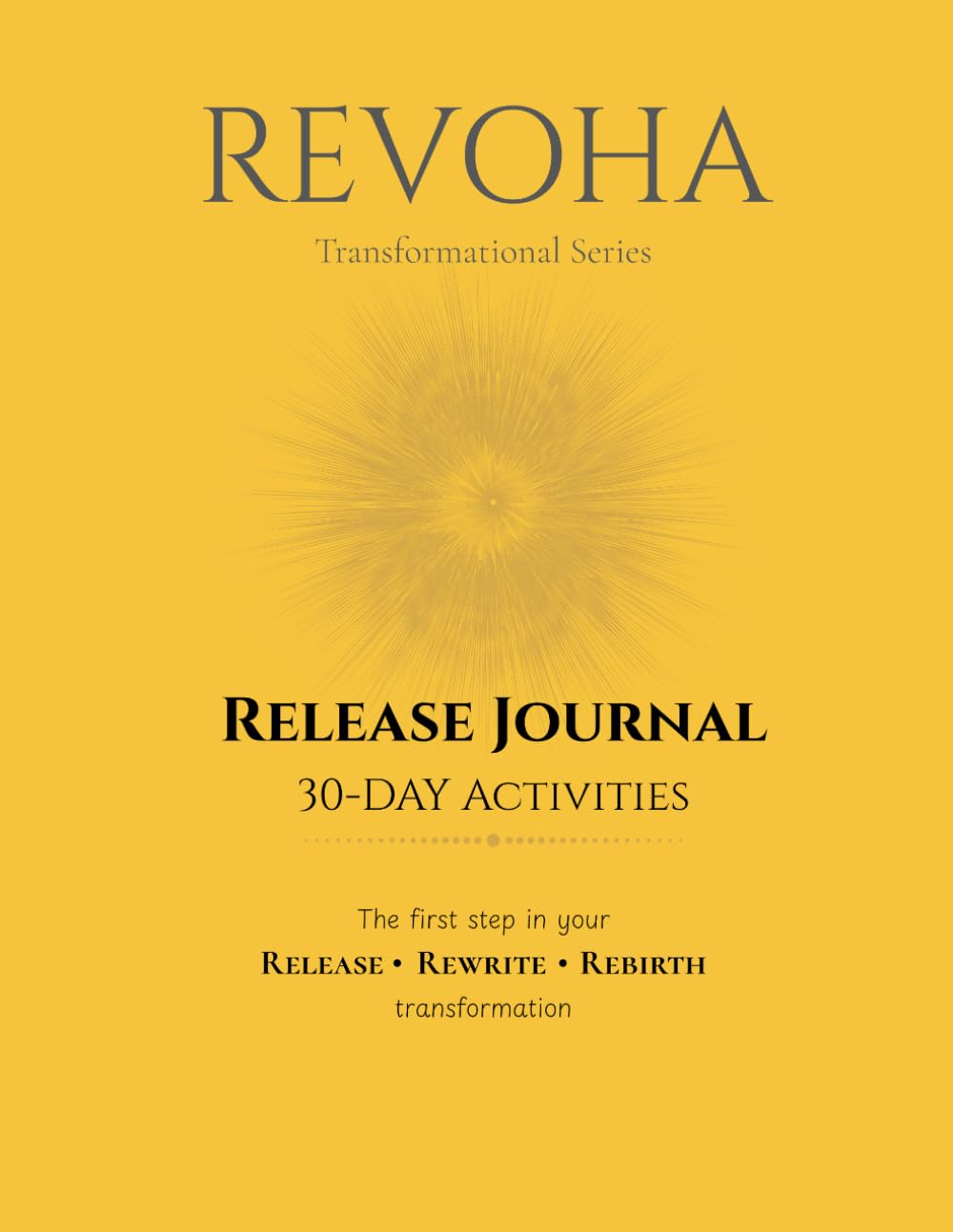 REVOHA RELEASE JOURNAL: Daily Prompts for Letting Go, Softening & Nervous System Reset (The Revoha Method: A 90-Day System for Emotional Healing & Transformation (Release | Rewrite | Rebirth))