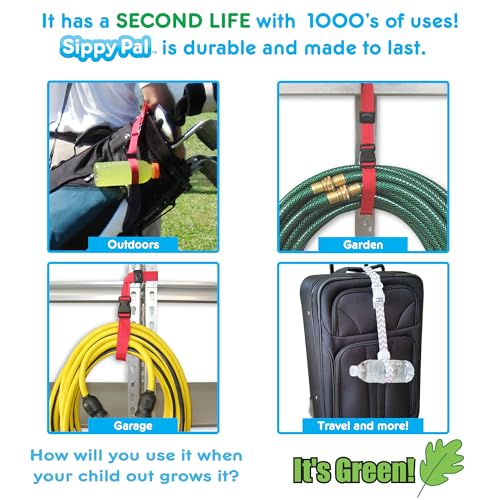 Image of PBnJ Baby SippyPal Sippy Cup Strap Holder Leash Tether (1 Beach)